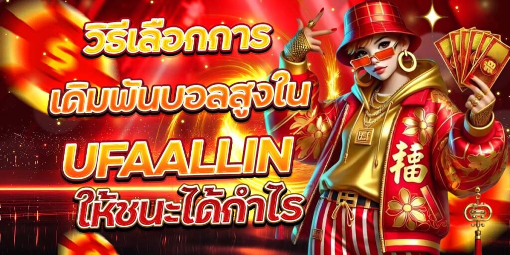 วิธีเลือกการเดิมพันบอลสูงใน UFAALLIN ให้ชนะได้กำไร